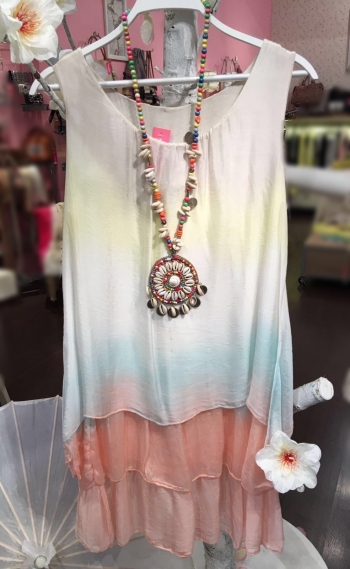 Vestido y complementos Boho